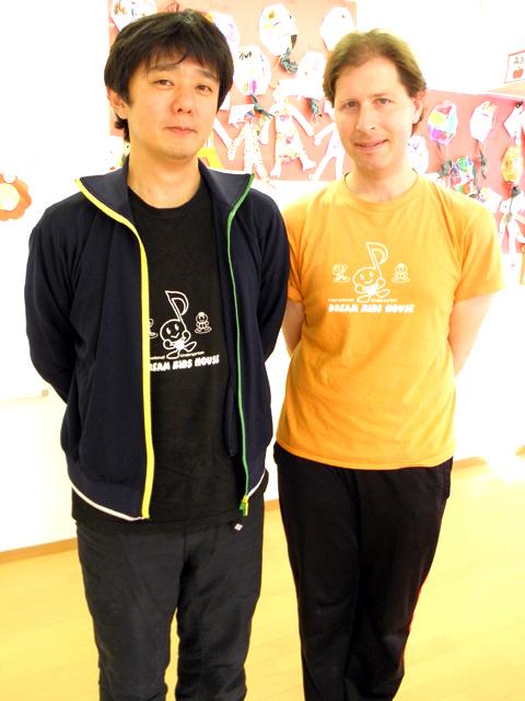 井上 園長 ＆ アーロン ネイティブ主任