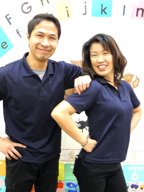 久美子 日本人講師 ＆ ALEX 外国人講師