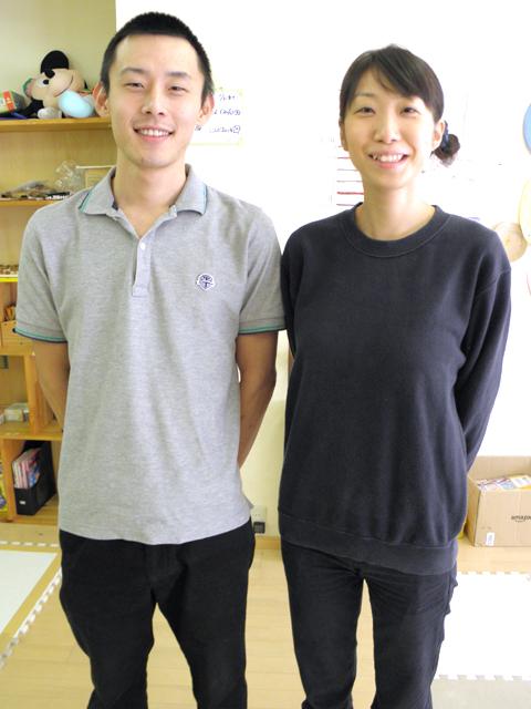 清水 教室長 ＆ 佐藤 先生