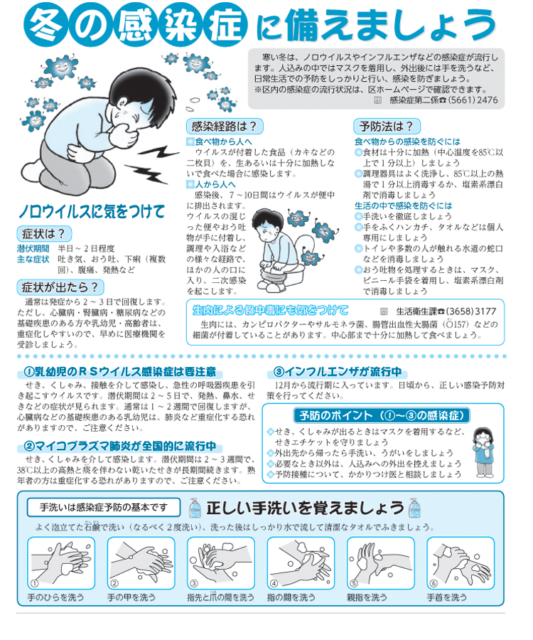 インフルエンザやマイコプラ...
