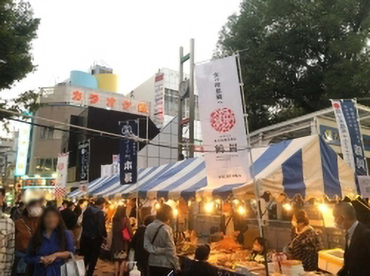 12/8、9に西葛西駅前で「鶴岡...